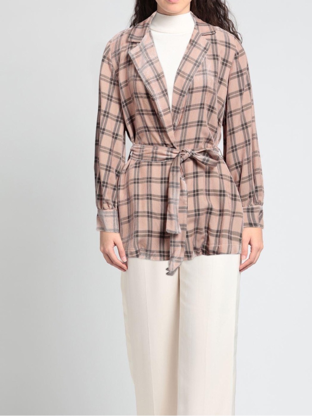 Solotre Blazer Plaid Small Medium Made In Italy